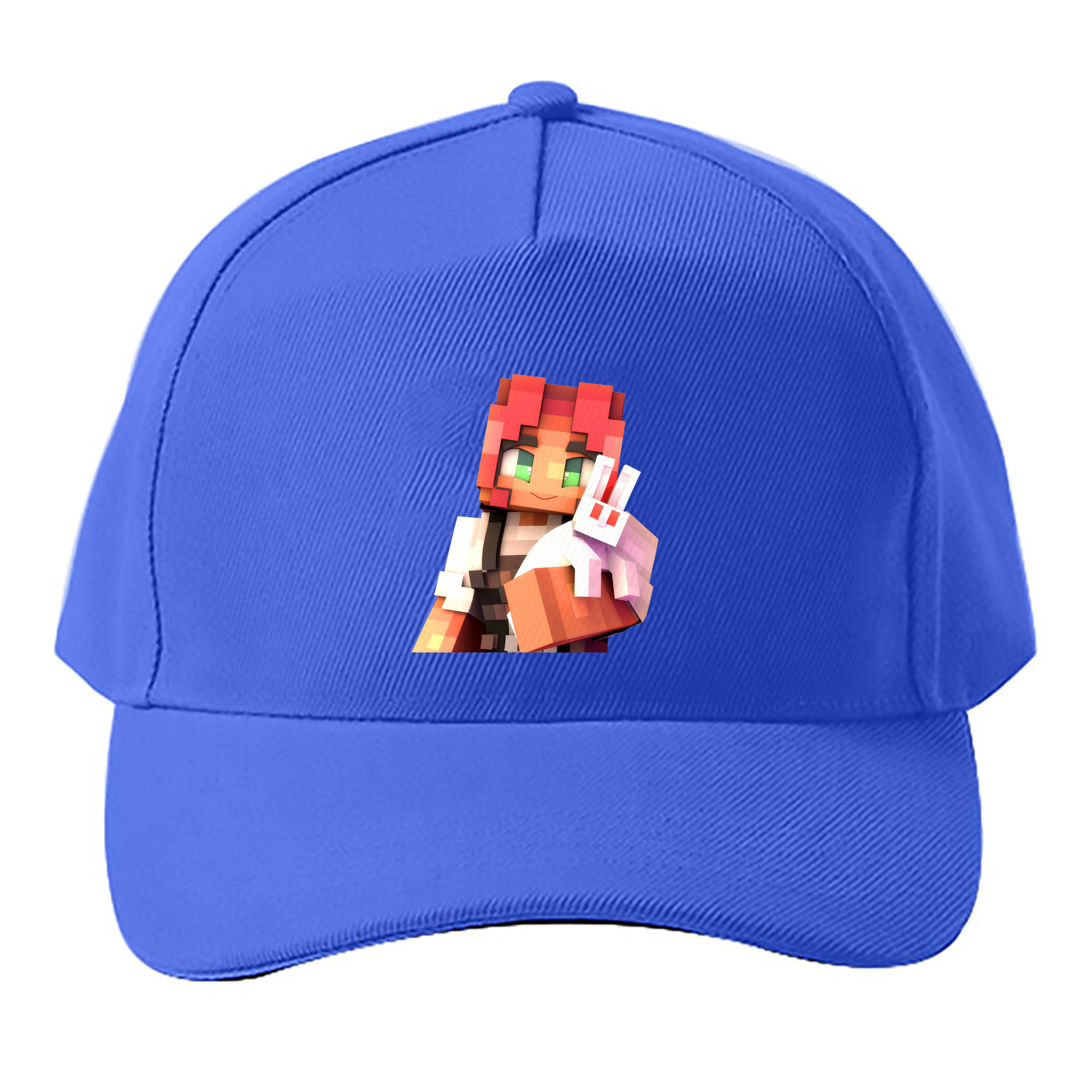 （画像用） マインクラフト ブロックの世界 Minecraft MC Block world ベースボールキャップ 綿100％ 男女兼用 帽子 スポーツ